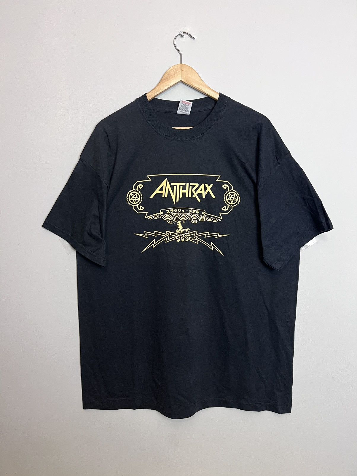 Band Tees Vintage Anthrax t shirt 2004 like Metallica Slayer Pantera Size US XL / EU 56 / 4 - 1 Thumbnail