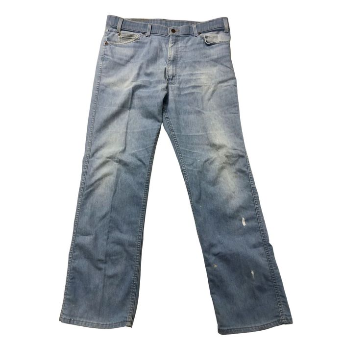 Levi's 70's Levis ACTION Blue Jeans DISTRESSED Denim MoD Pants 38 | Grailed