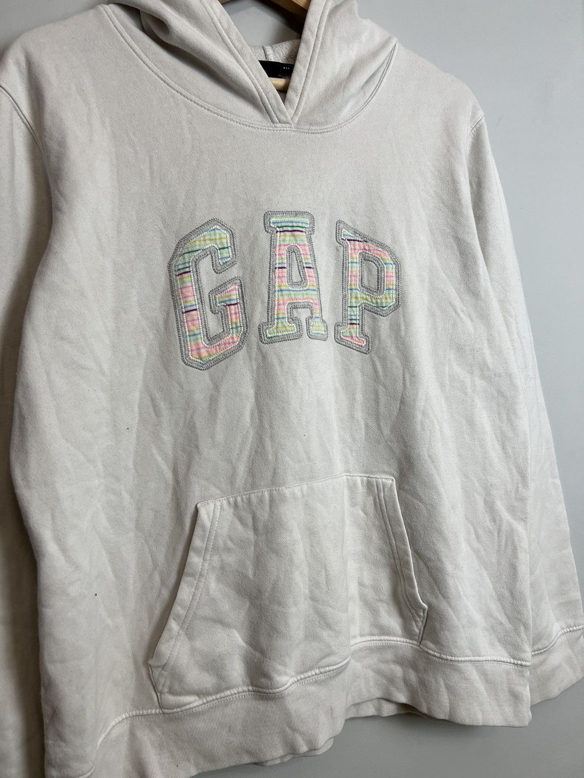 Gap Vintage Gap Spell Out Logo Y2K Hoodie Hype Streetwear Size L / US 10 / IT 46 - 3 Thumbnail
