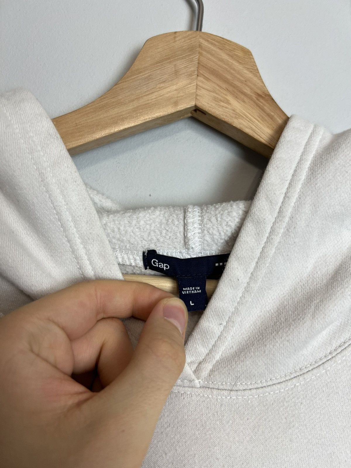 Gap Vintage Gap Spell Out Logo Y2K Hoodie Hype Streetwear Size L / US 10 / IT 46 - 7 Thumbnail