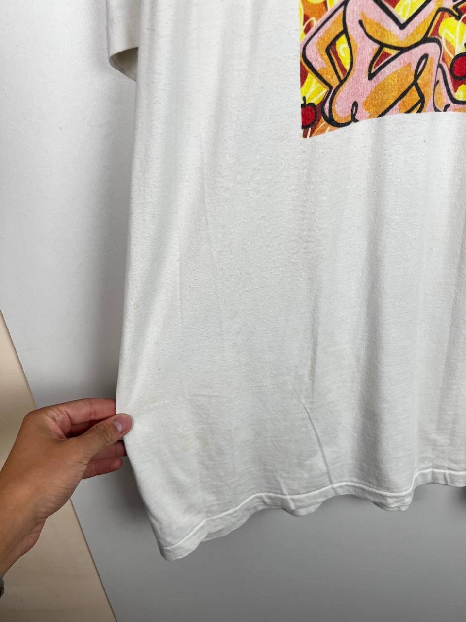 Vintage ART Girls and Man 90s vintage t-shirts size XL Size US XL / EU 56 / 4 - 7 Thumbnail