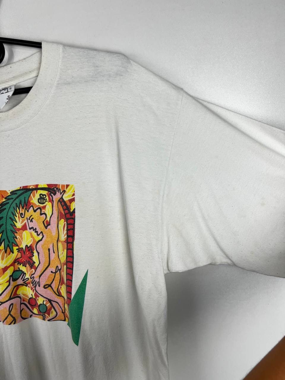 Vintage ART Girls and Man 90s vintage t-shirts size XL Size US XL / EU 56 / 4 - 9 Thumbnail