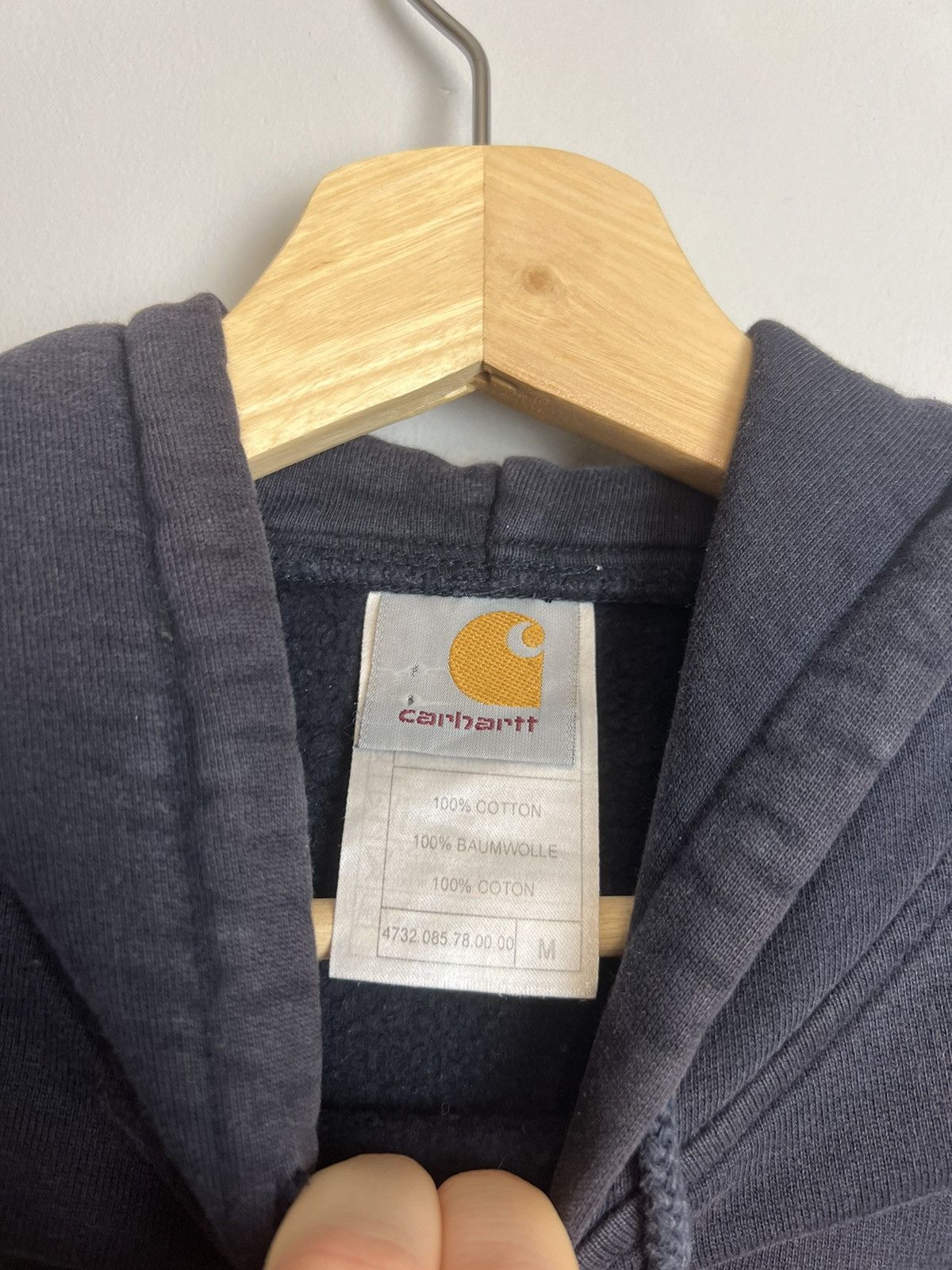 Carhartt Y2K Carhartt Embroided Big Logo Spellout Hoodie Size Medium Size M / US 6-8 / IT 42-44 - 4 Thumbnail