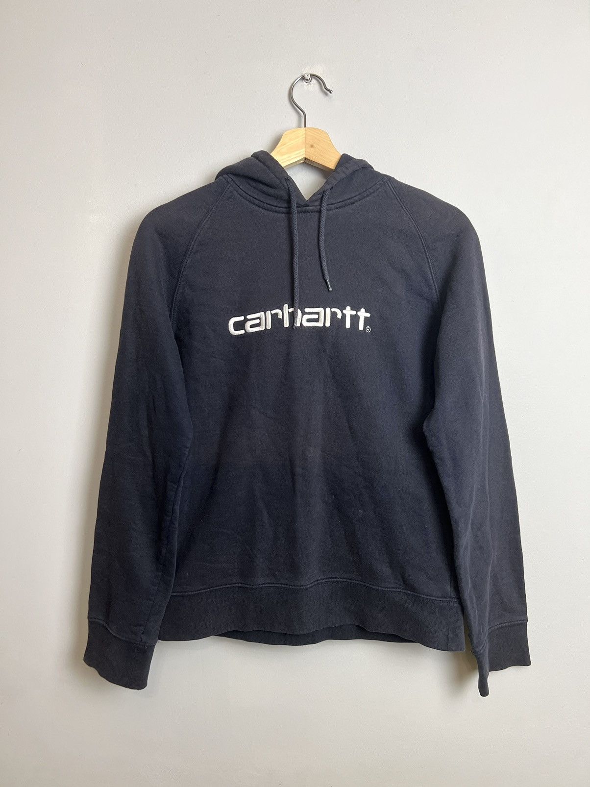Carhartt Y2K Carhartt Embroided Big Logo Spellout Hoodie Size Medium Size M / US 6-8 / IT 42-44 - 1 Thumbnail