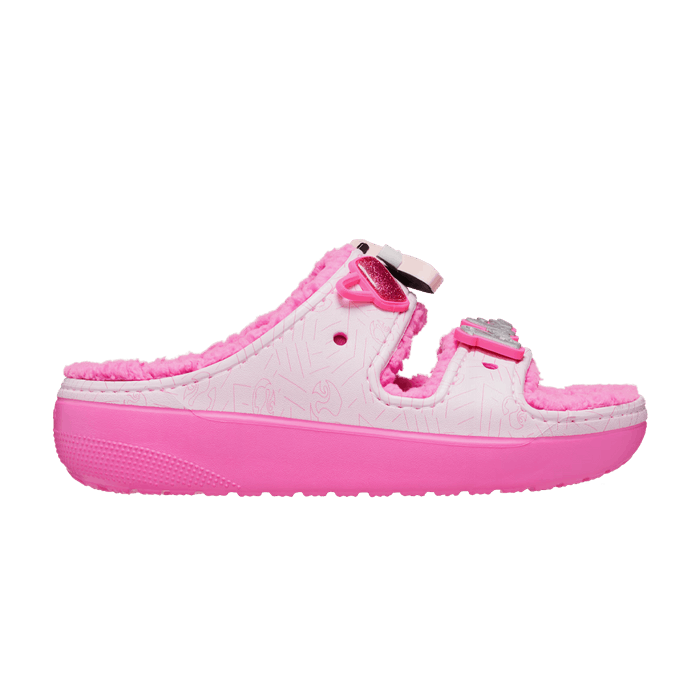Crocs Barbie x Classic Cozzzy Sandal Electric Pink Grailed