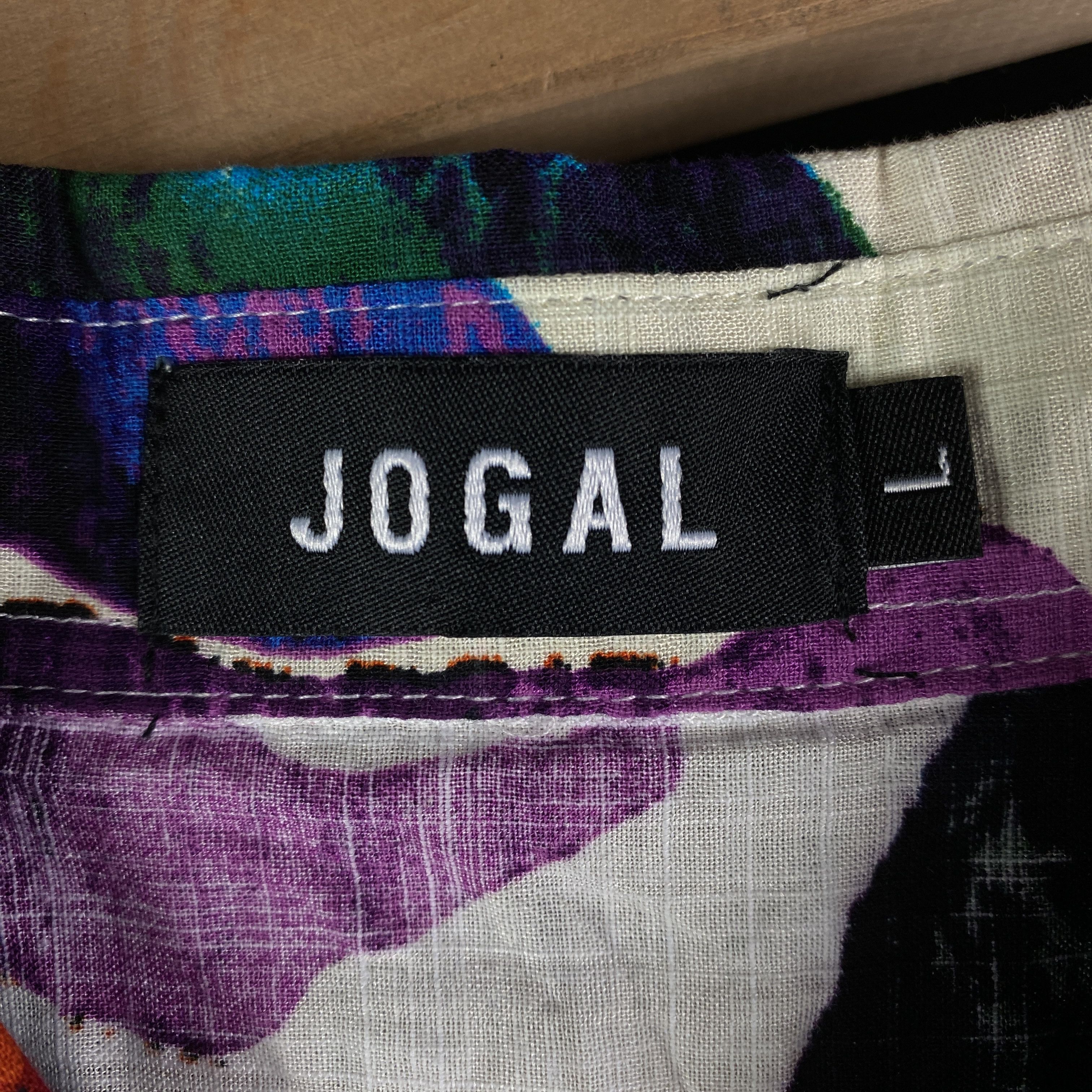 Vintage Mens Vintage Short Sleeve Crazy Shirts Jogal Size L Cotton Size US L / EU 52-54 / 3 - 4 Thumbnail