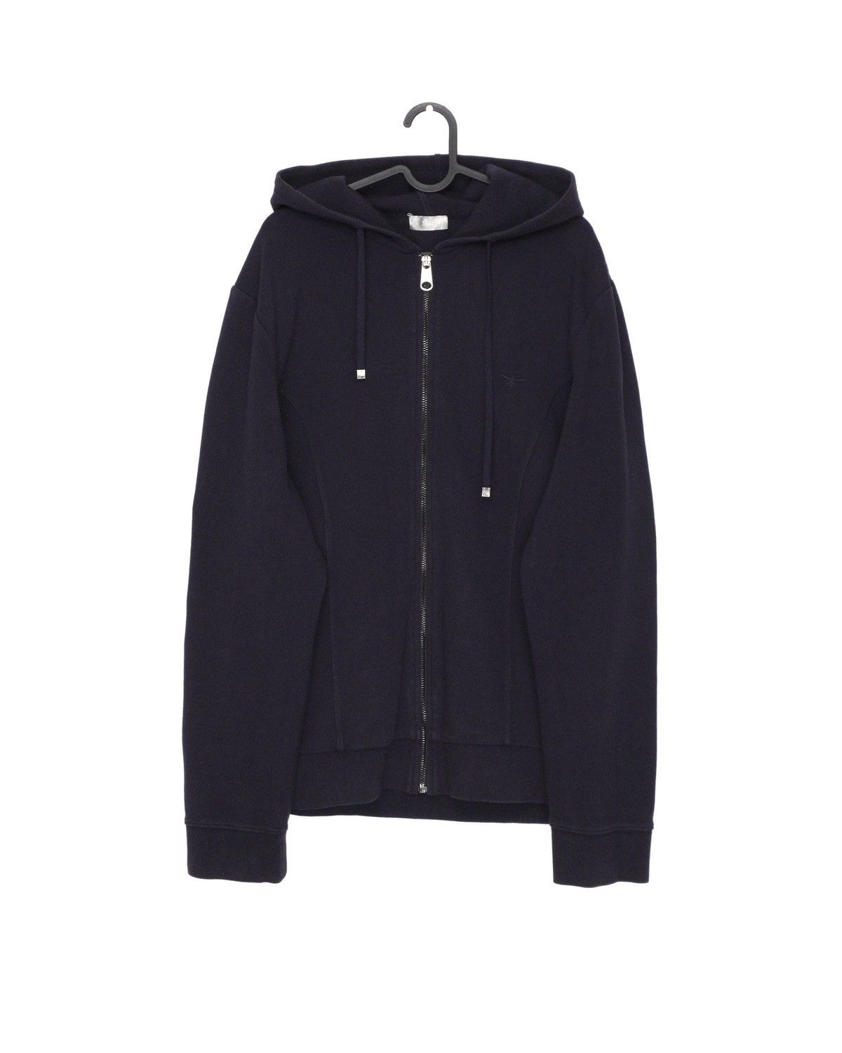 Dior × Hedi Slimane Dior Homme Bee Logo Navy Blue Zip Sweatshirt