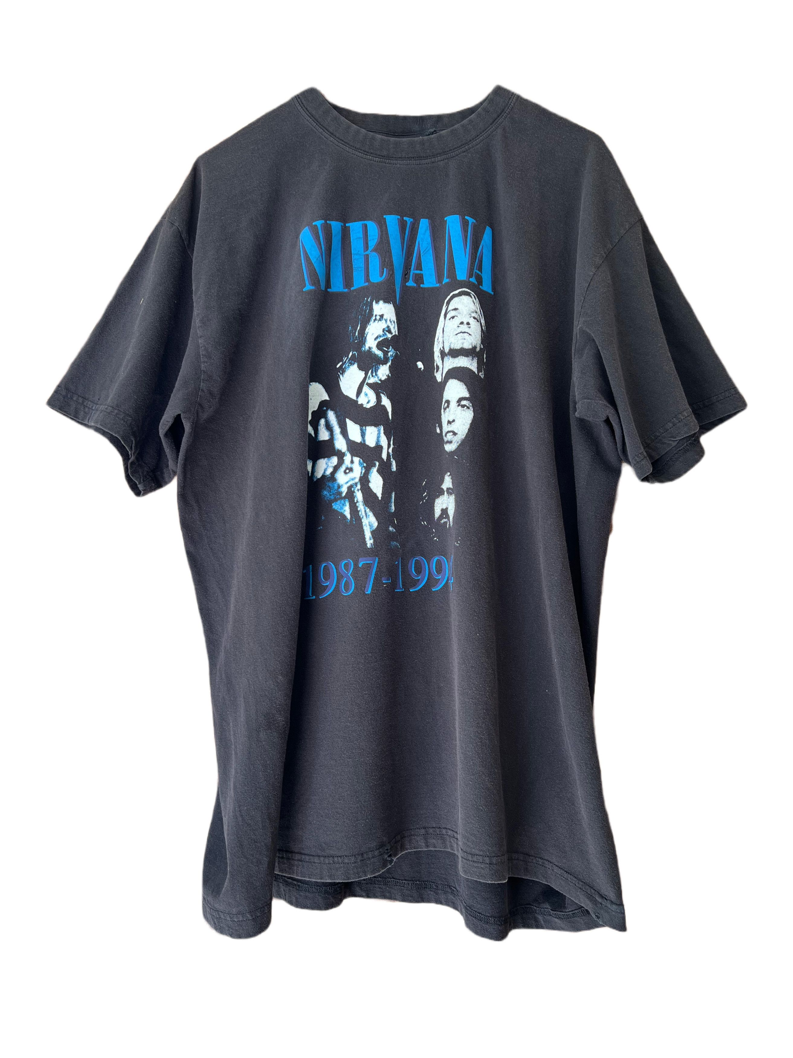 90s NIRVANA EURO 1987-1994 VINTAGE Tシャツ-