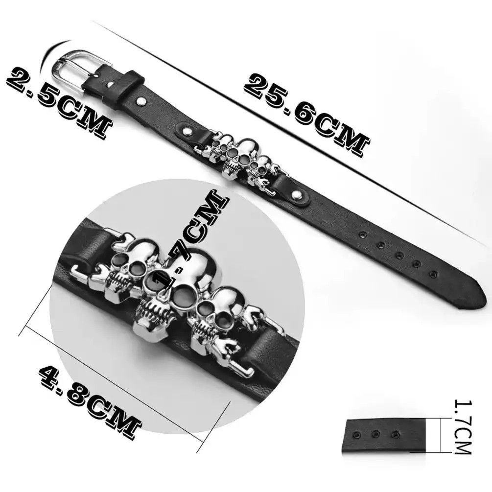 Jewelry Skeleton Skull Bracelet Size ONE SIZE - 2 Thumbnail