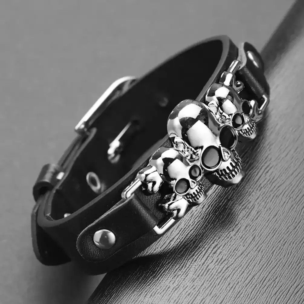 Jewelry Skeleton Skull Bracelet Size ONE SIZE - 5 Thumbnail