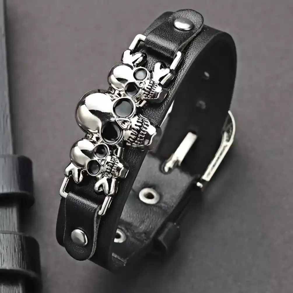 Jewelry Skeleton Skull Bracelet Size ONE SIZE - 4 Thumbnail