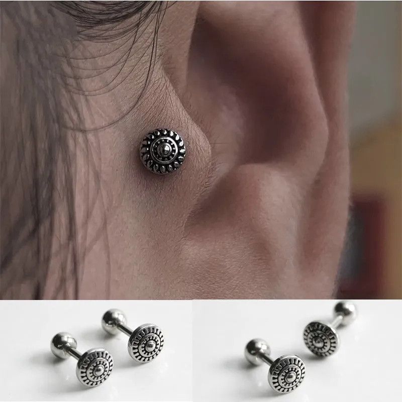 Jewelry 1 Pair Couple Hoop Earrings Size ONE SIZE - 1 Thumbnail