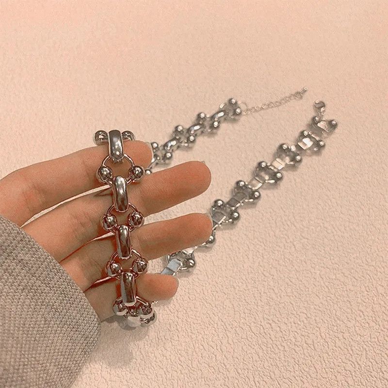 Jewelry Bone Stick Shape Choker Necklace Size ONE SIZE - 2 Thumbnail