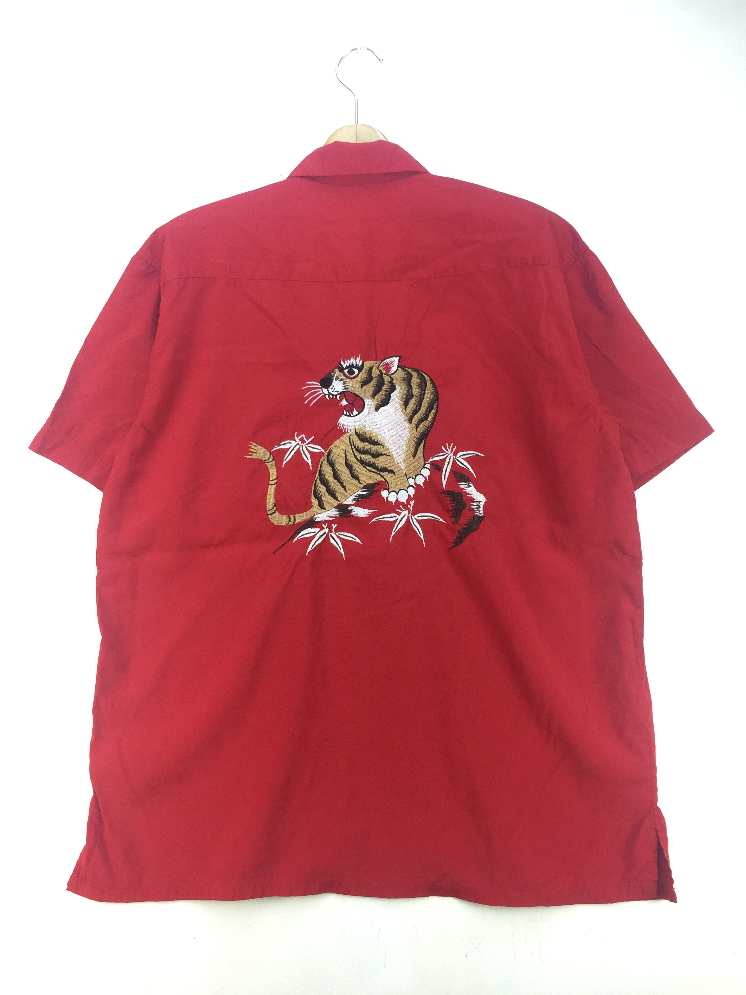 VINTAGE ATC TIGER EMBRIODERY SHIRT