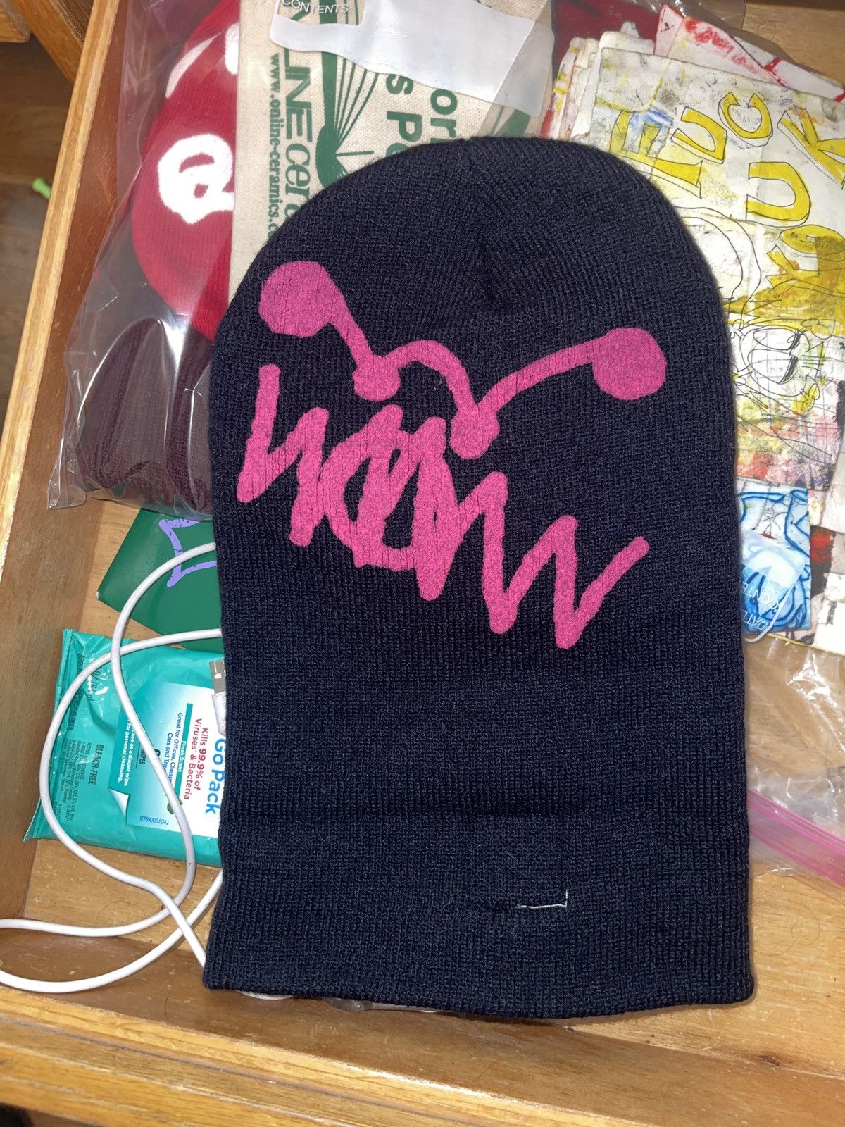 image of Asspizza 2018 Beanie in Navy, Men's