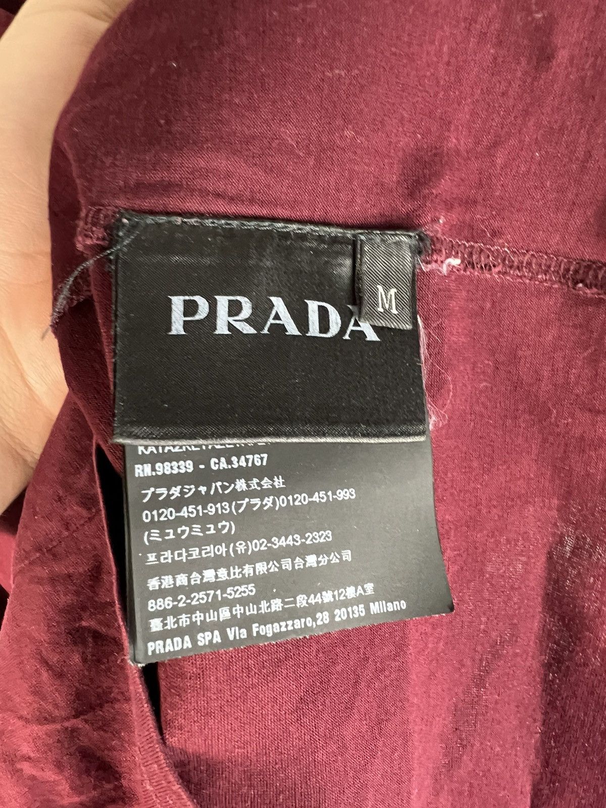 Prada Prada pocket tshirt Size US M / EU 48-50 / 2 - 5 Thumbnail