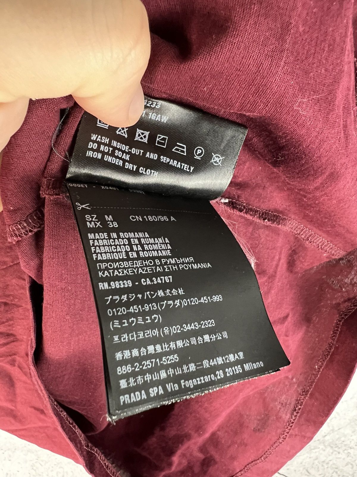 Prada Prada pocket tshirt Size US M / EU 48-50 / 2 - 6 Thumbnail