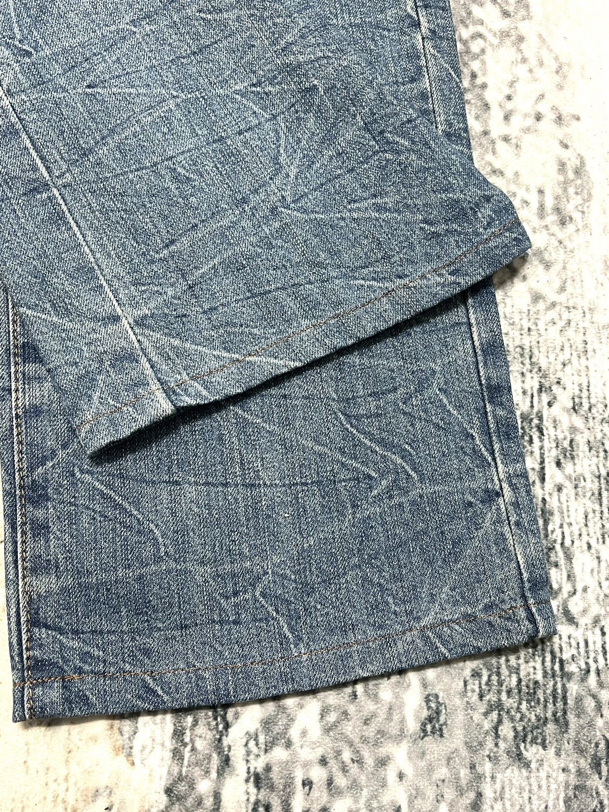 Japanese Brand × Vintage Jack Serika Flower Kimono Art Distressed Straight Cut Jeans Size US 32 / EU 48 - 6 Thumbnail