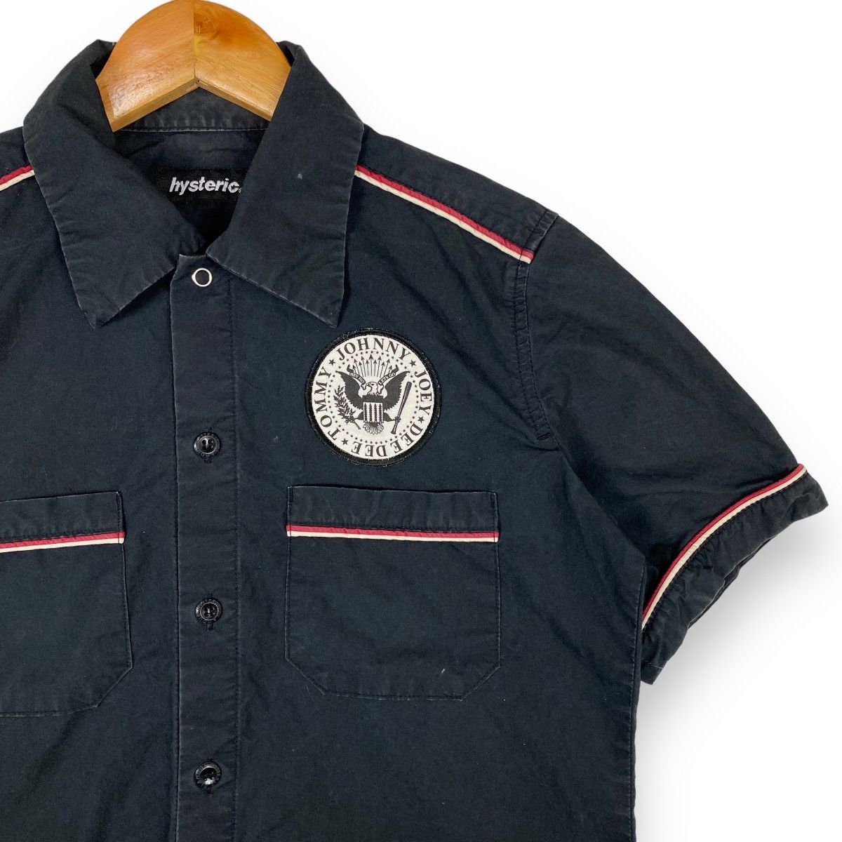 Hysteric Glamour Vintage 90's HYSTERIC GLAMOUR x RAMONES Work Shirt Size US S / EU 44-46 / 1 - 4 Thumbnail