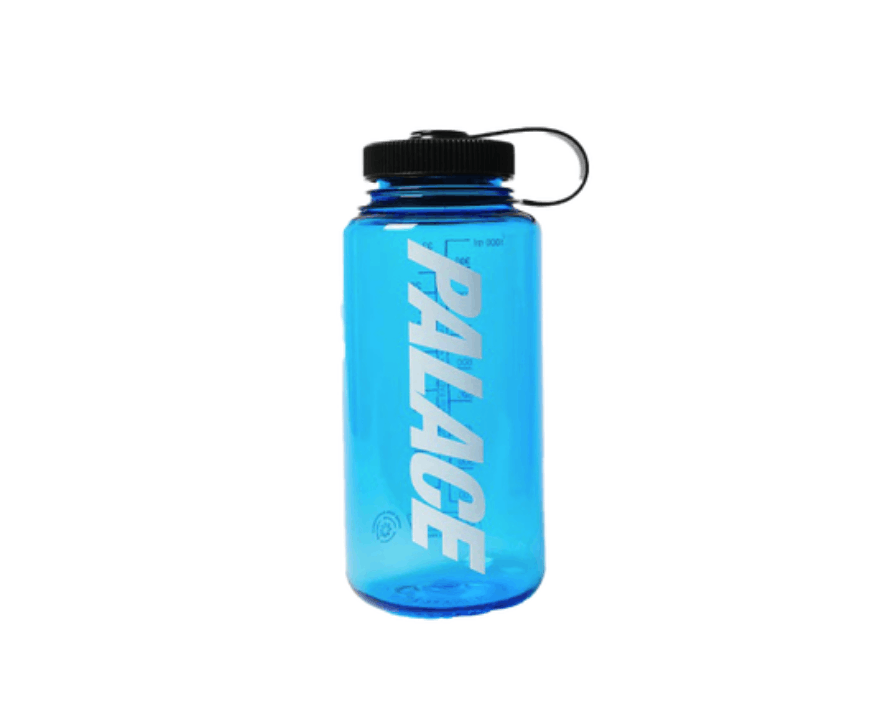 image of Hypebeast x Palace Nalgene Font Water Bottle Blue, Men's