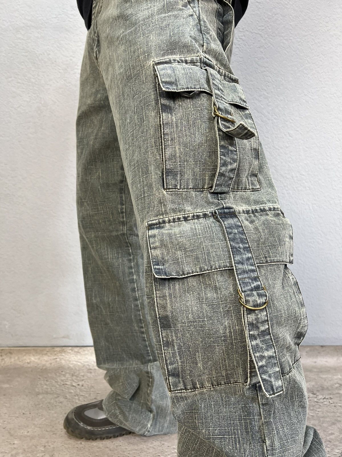 Japanese Brand Vintage 90s Y2K parachute bandage pants jeans Distressed Size US 34 / EU 50 - 5 Thumbnail