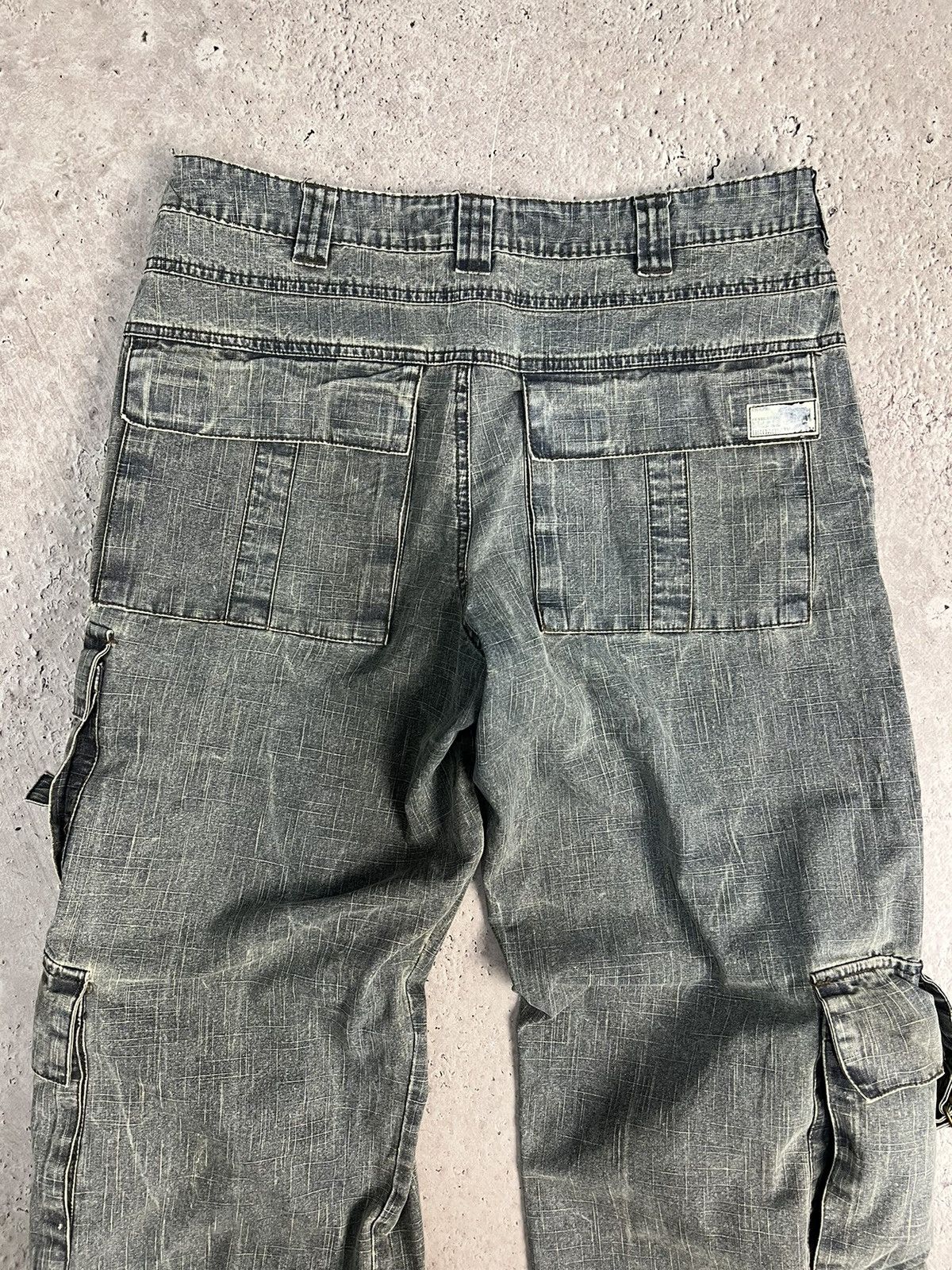 Japanese Brand Vintage 90s Y2K parachute bandage pants jeans Distressed Size US 34 / EU 50 - 15 Thumbnail