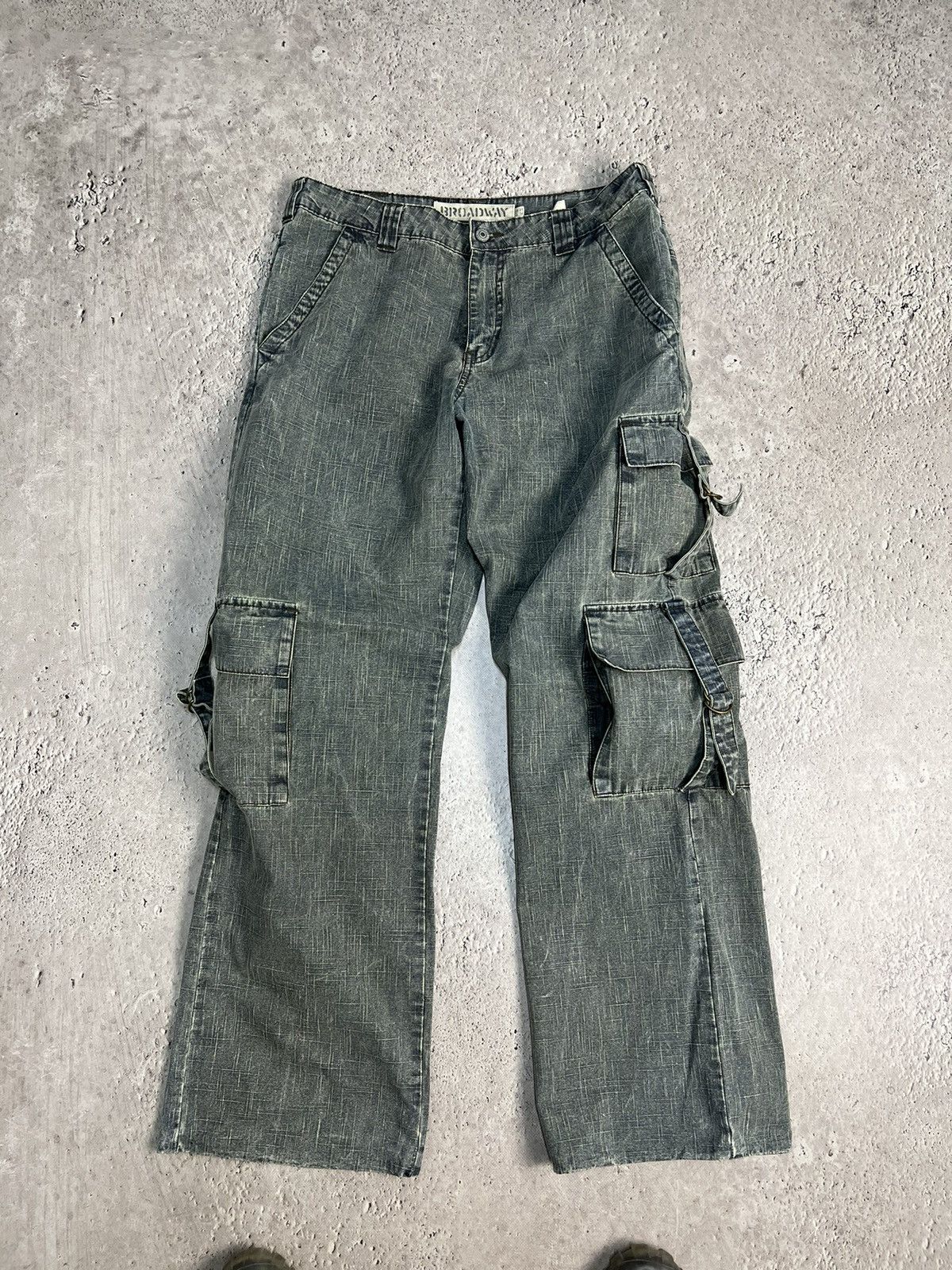 Japanese Brand Vintage 90s Y2K parachute bandage pants jeans Distressed Size US 34 / EU 50 - 2 Thumbnail