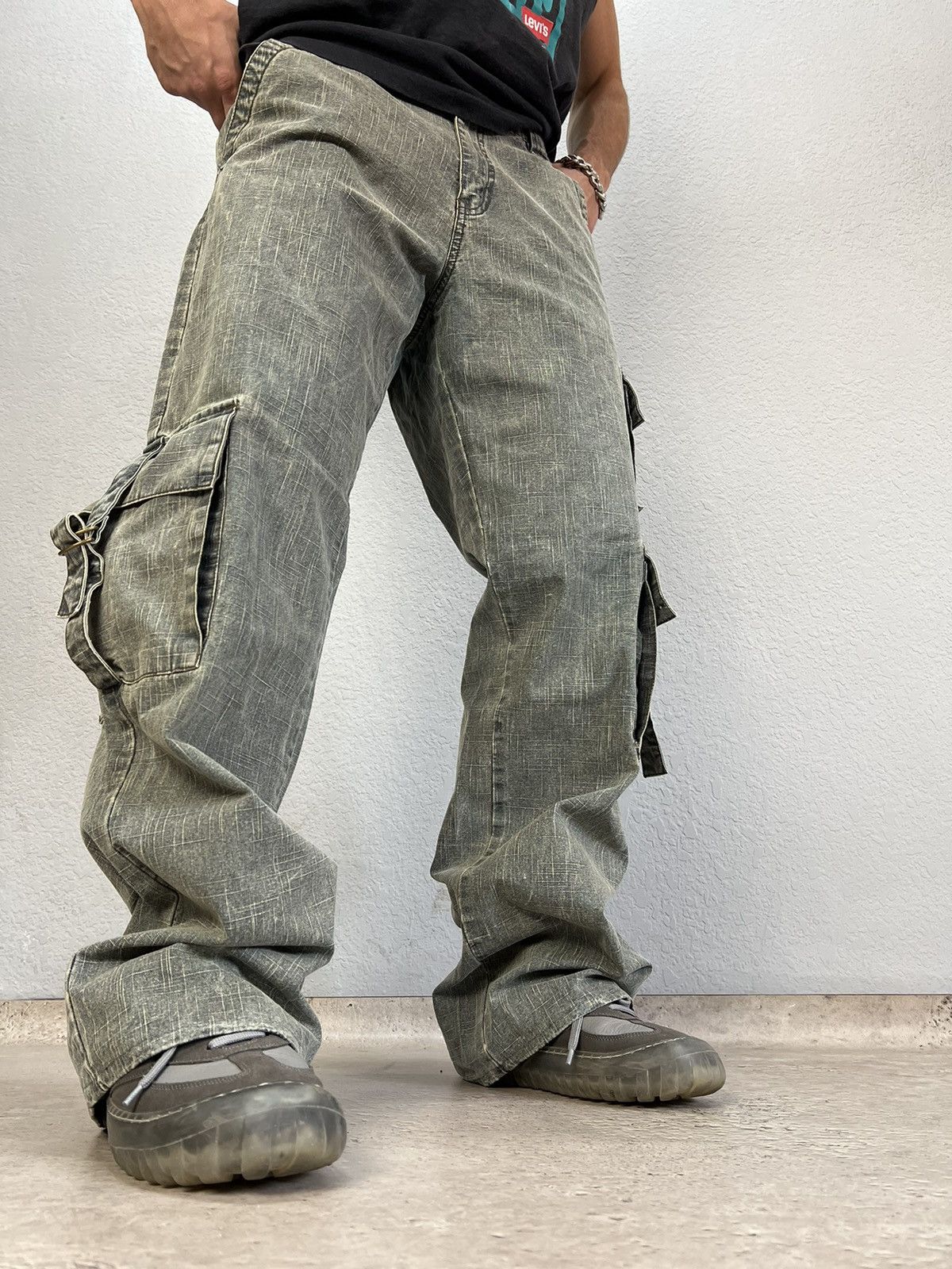 Japanese Brand Vintage 90s Y2K parachute bandage pants jeans Distressed Size US 34 / EU 50 - 7 Thumbnail