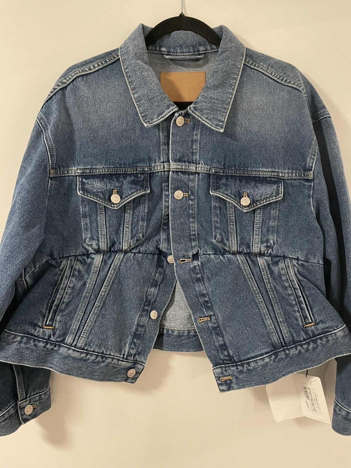 Balenciaga Balenciaga AW16 Swing Denim Jacket Black | Grailed