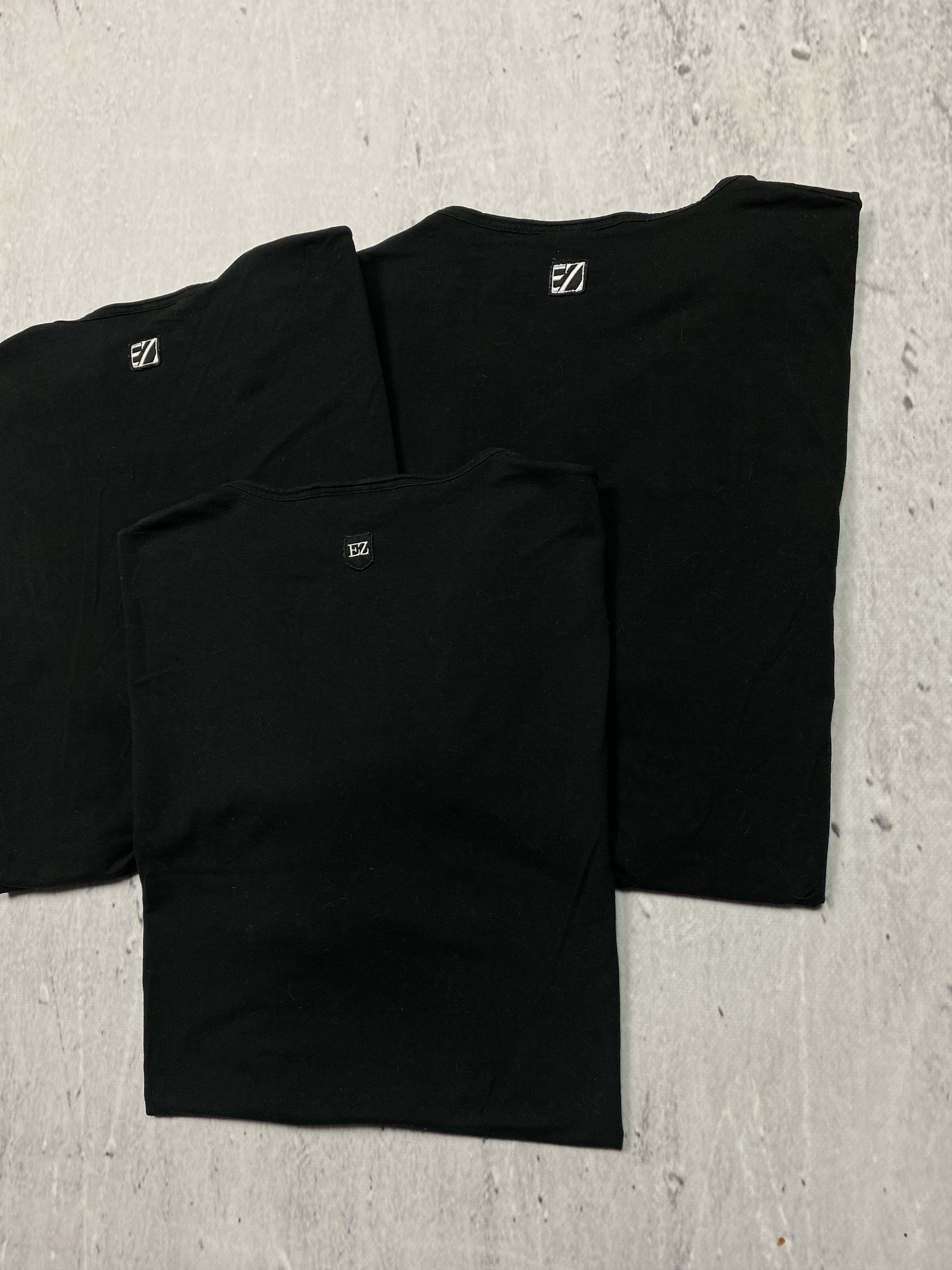 Ermenegildo Zegna 3-pack of Ermenegildo Zegna T-Shirts Classic Small Logo Men Size US L / EU 52-54 / 3 - 3 Thumbnail