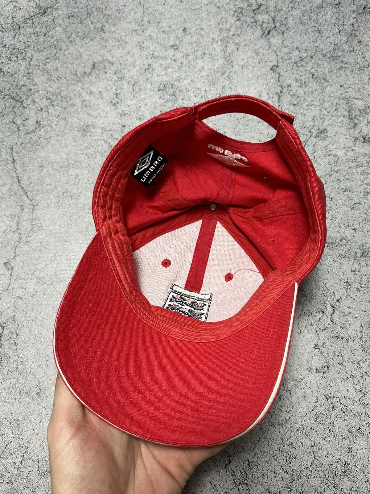 Umbro 🏴󠁧󠁢󠁥󠁮󠁧󠁿 England Umbro Football Cap Size ONE SIZE - 8 Thumbnail