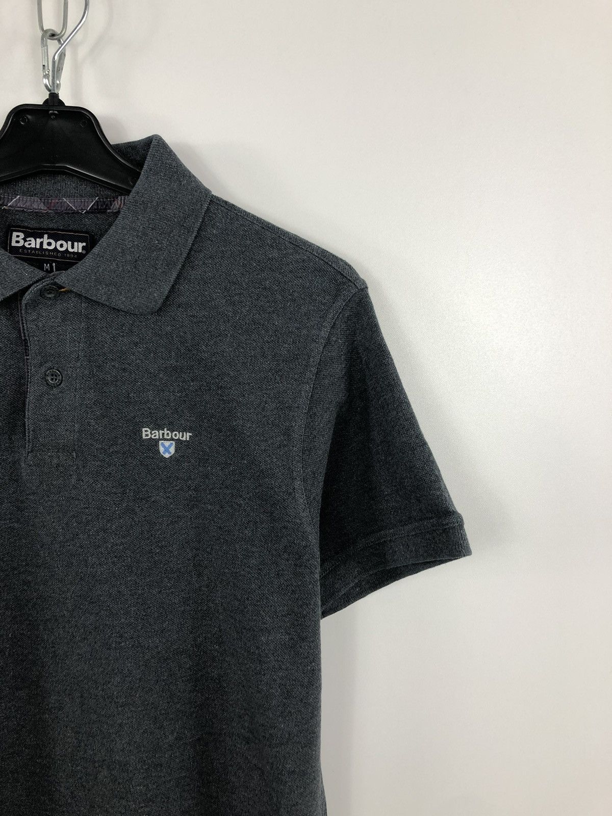 Barbour × Japanese Brand Barbour Polo T-Shirt Dark Grey Size M Size US M / EU 48-50 / 2 - 6 Thumbnail
