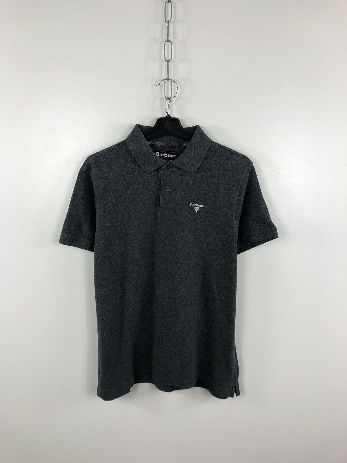 Barbour × Japanese Brand Barbour Polo T-Shirt Dark Grey Size M Size US M / EU 48-50 / 2 - 1 Thumbnail