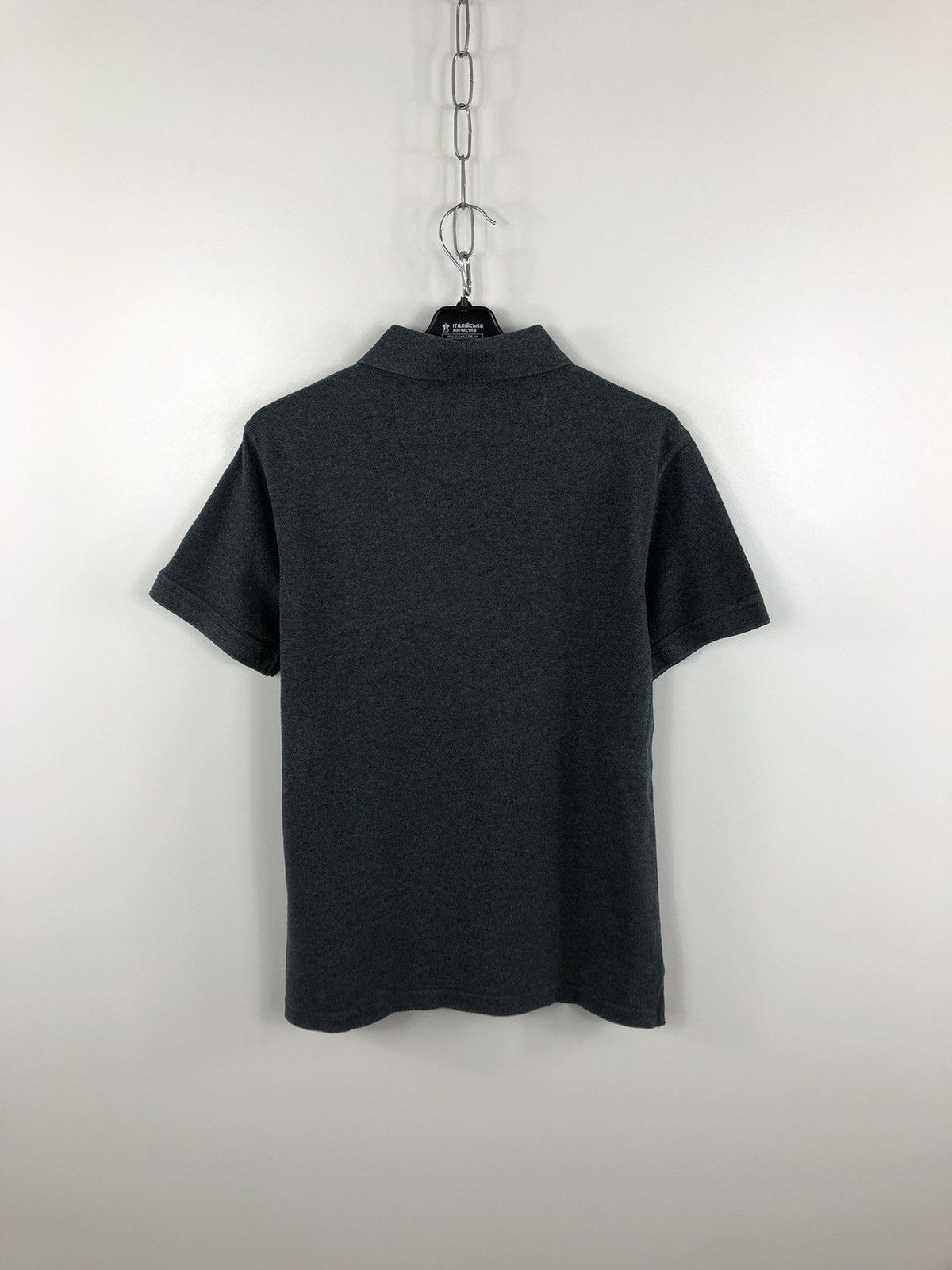 Barbour × Japanese Brand Barbour Polo T-Shirt Dark Grey Size M Size US M / EU 48-50 / 2 - 2 Thumbnail