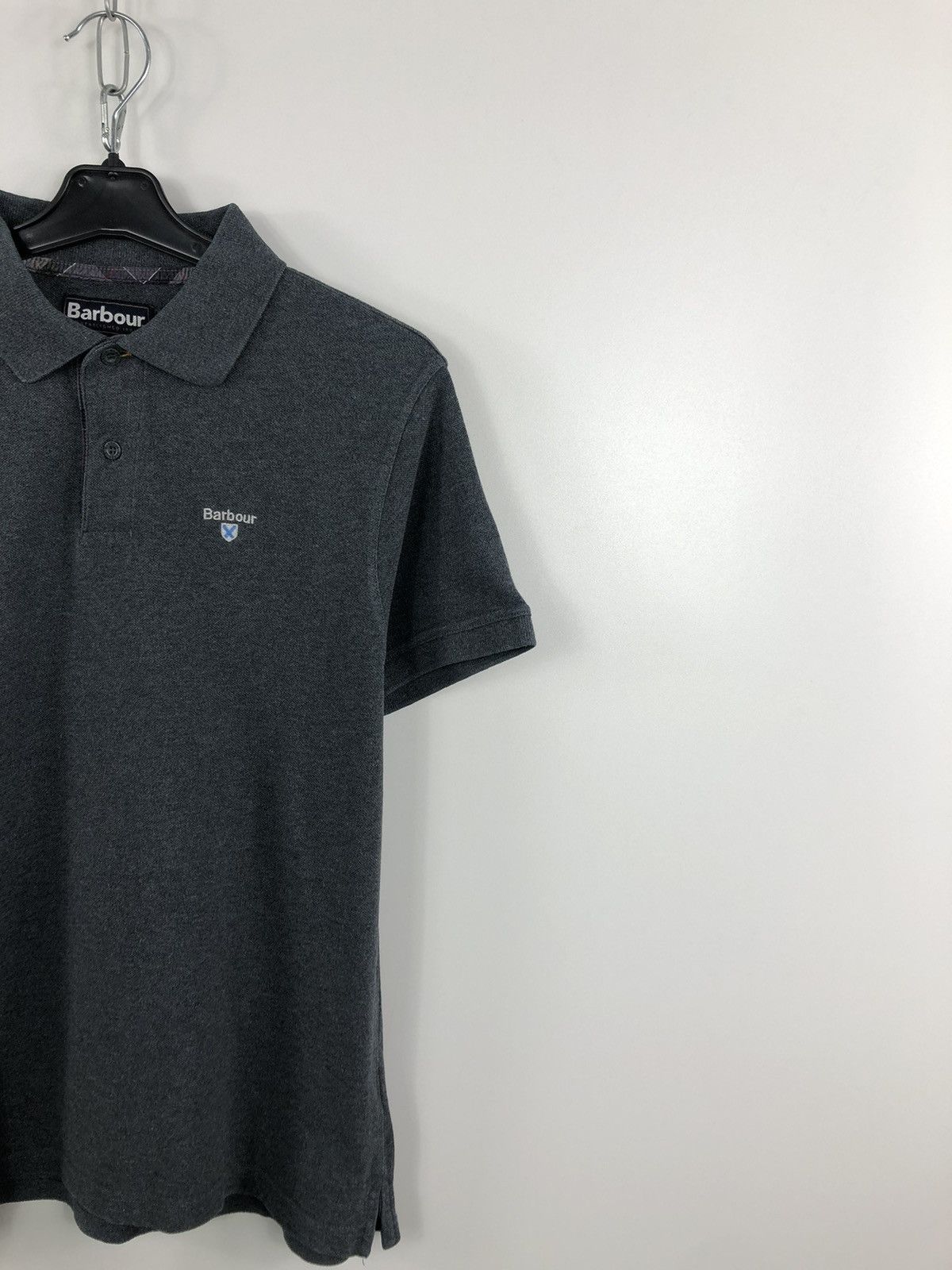 Barbour × Japanese Brand Barbour Polo T-Shirt Dark Grey Size M Size US M / EU 48-50 / 2 - 3 Thumbnail