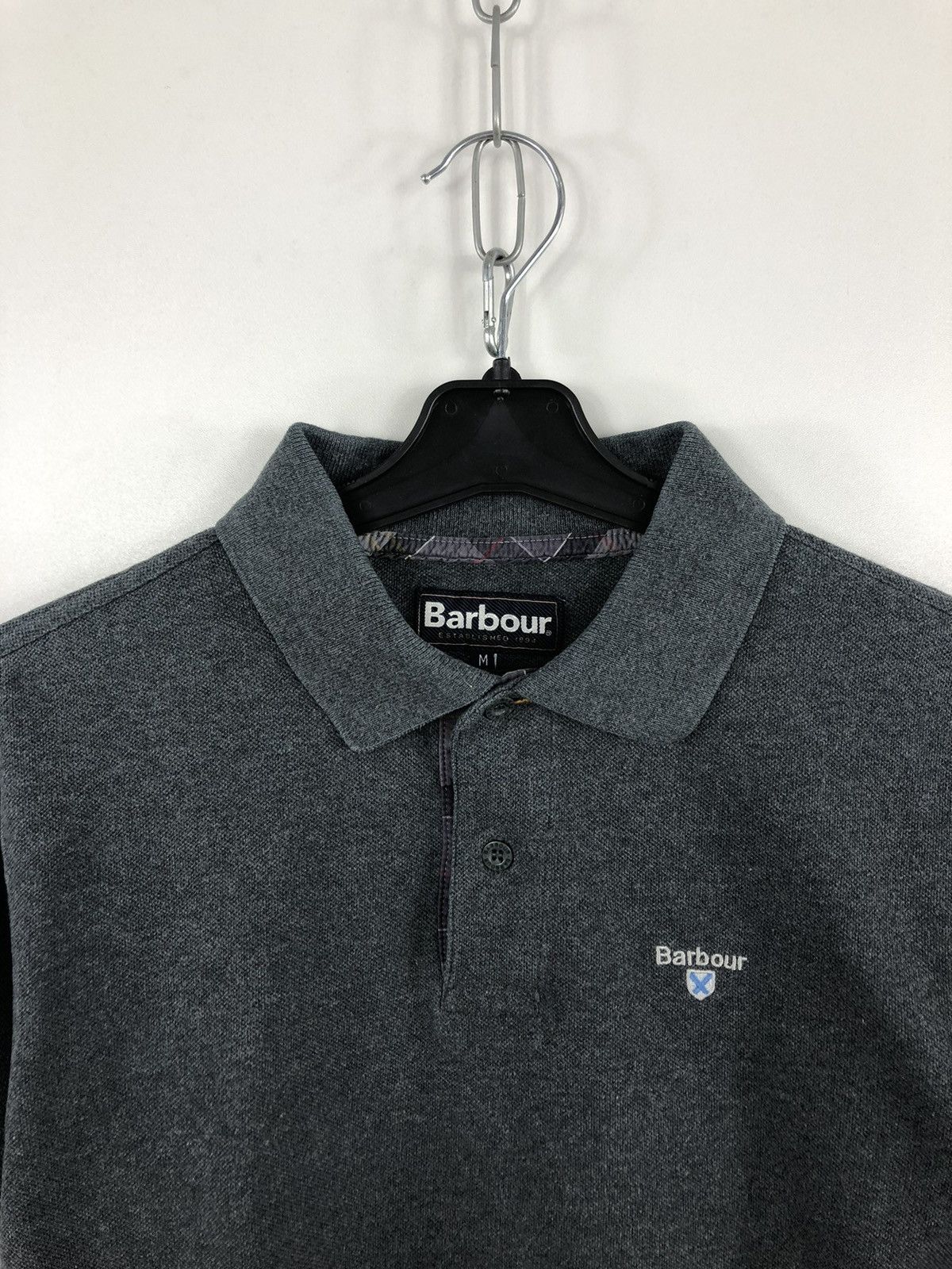 Barbour × Japanese Brand Barbour Polo T-Shirt Dark Grey Size M Size US M / EU 48-50 / 2 - 5 Thumbnail