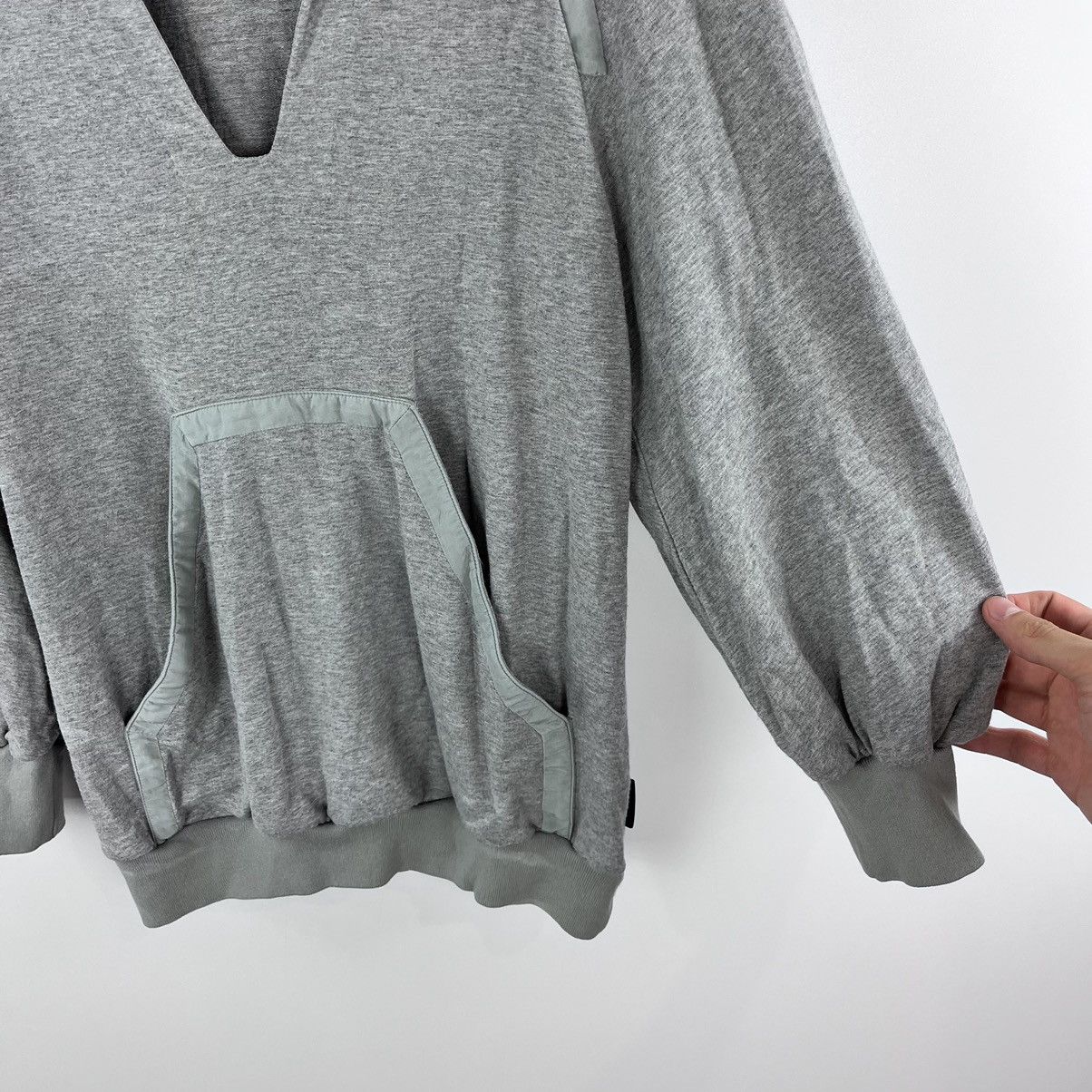 Iceberg Iceberg Long Sleeve V-Neck Shirt Grey Size XS Size XS / US 0-2 / IT 36-38 - 5 Thumbnail