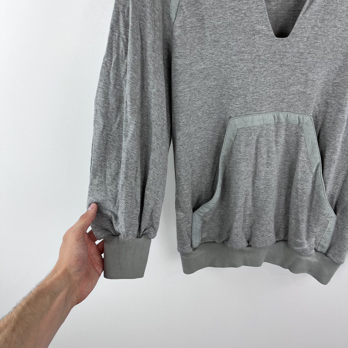 Iceberg Iceberg Long Sleeve V-Neck Shirt Grey Size XS Size XS / US 0-2 / IT 36-38 - 4 Thumbnail