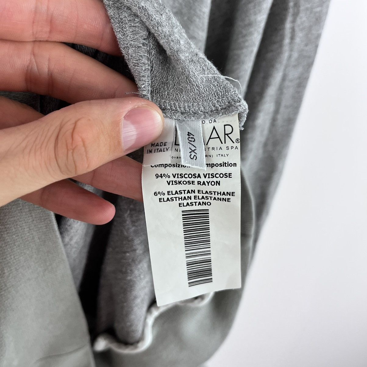 Iceberg Iceberg Long Sleeve V-Neck Shirt Grey Size XS Size XS / US 0-2 / IT 36-38 - 8 Thumbnail