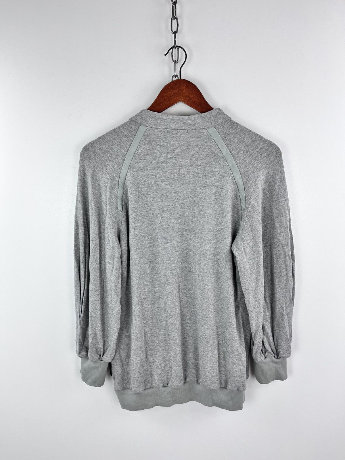 Iceberg Iceberg Long Sleeve V-Neck Shirt Grey Size XS Size XS / US 0-2 / IT 36-38 - 2 Thumbnail