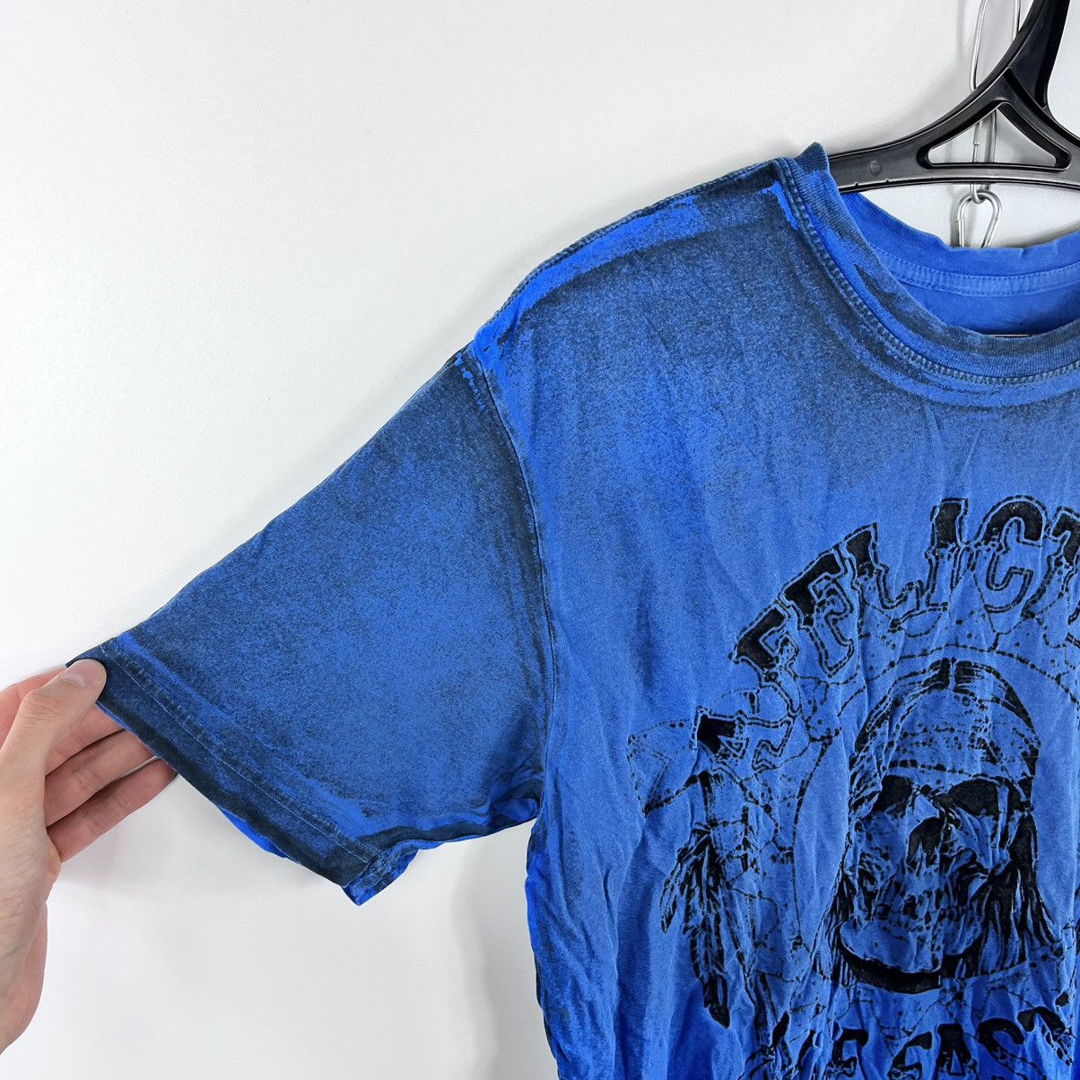 Affliction × Vintage Vintage Affliction Live Fast T-Shirt Blue Size L Size US L / EU 52-54 / 3 - 4 Thumbnail