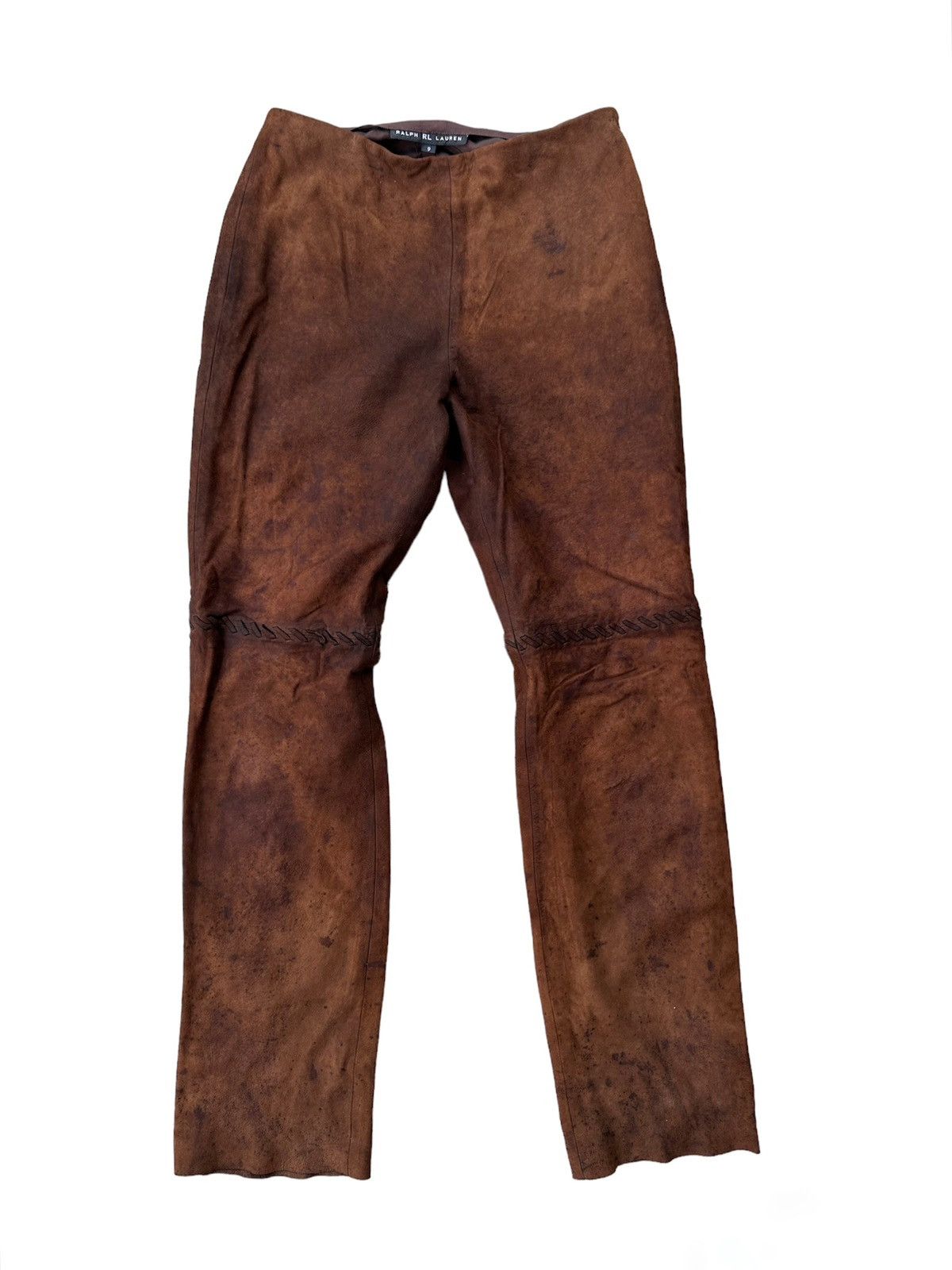 Leather Polo ralph laurent leather pants Size 28" / US 6 / IT 42 - 1 Thumbnail