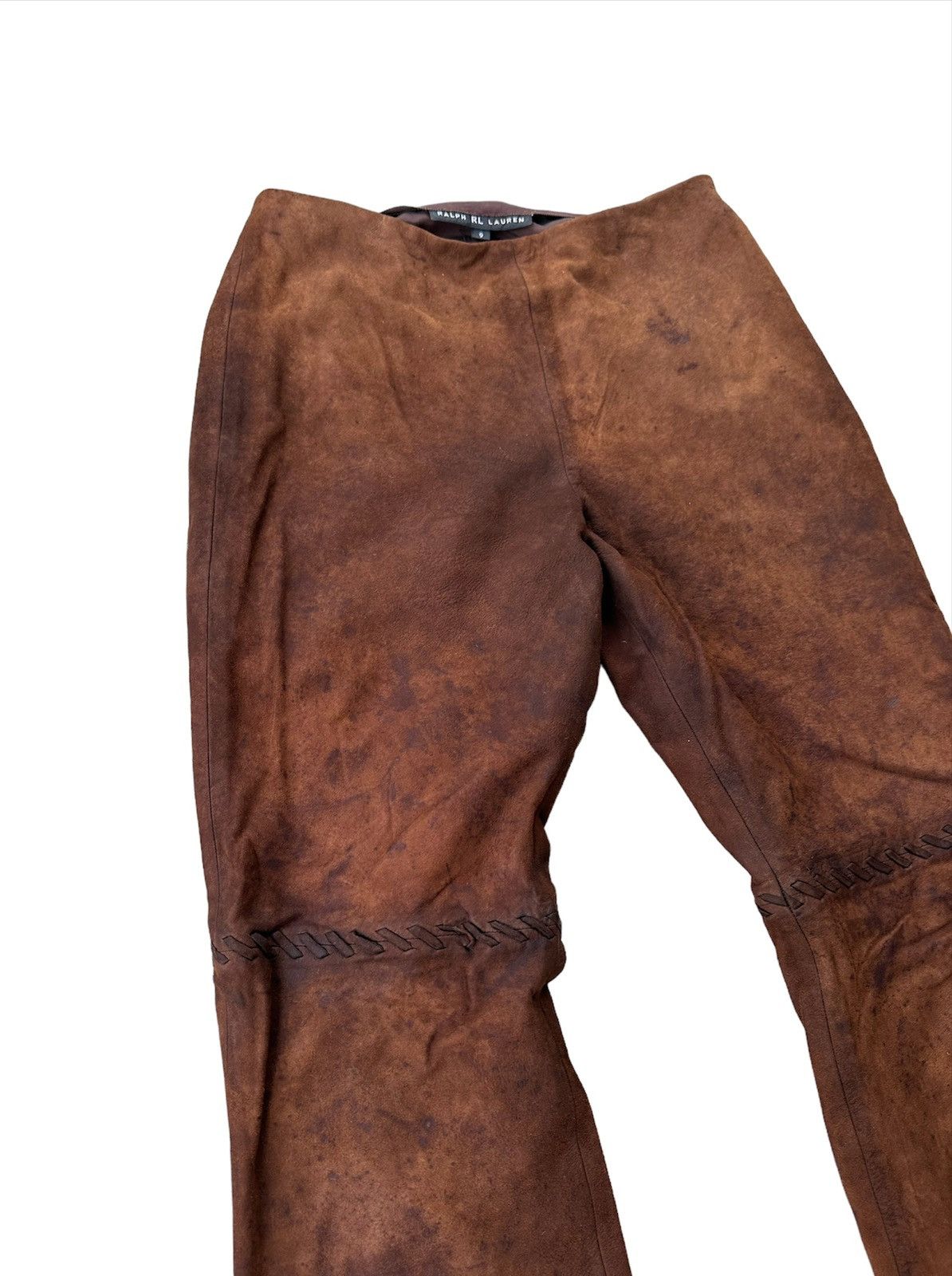 Leather Polo ralph laurent leather pants Size 28" / US 6 / IT 42 - 3 Thumbnail