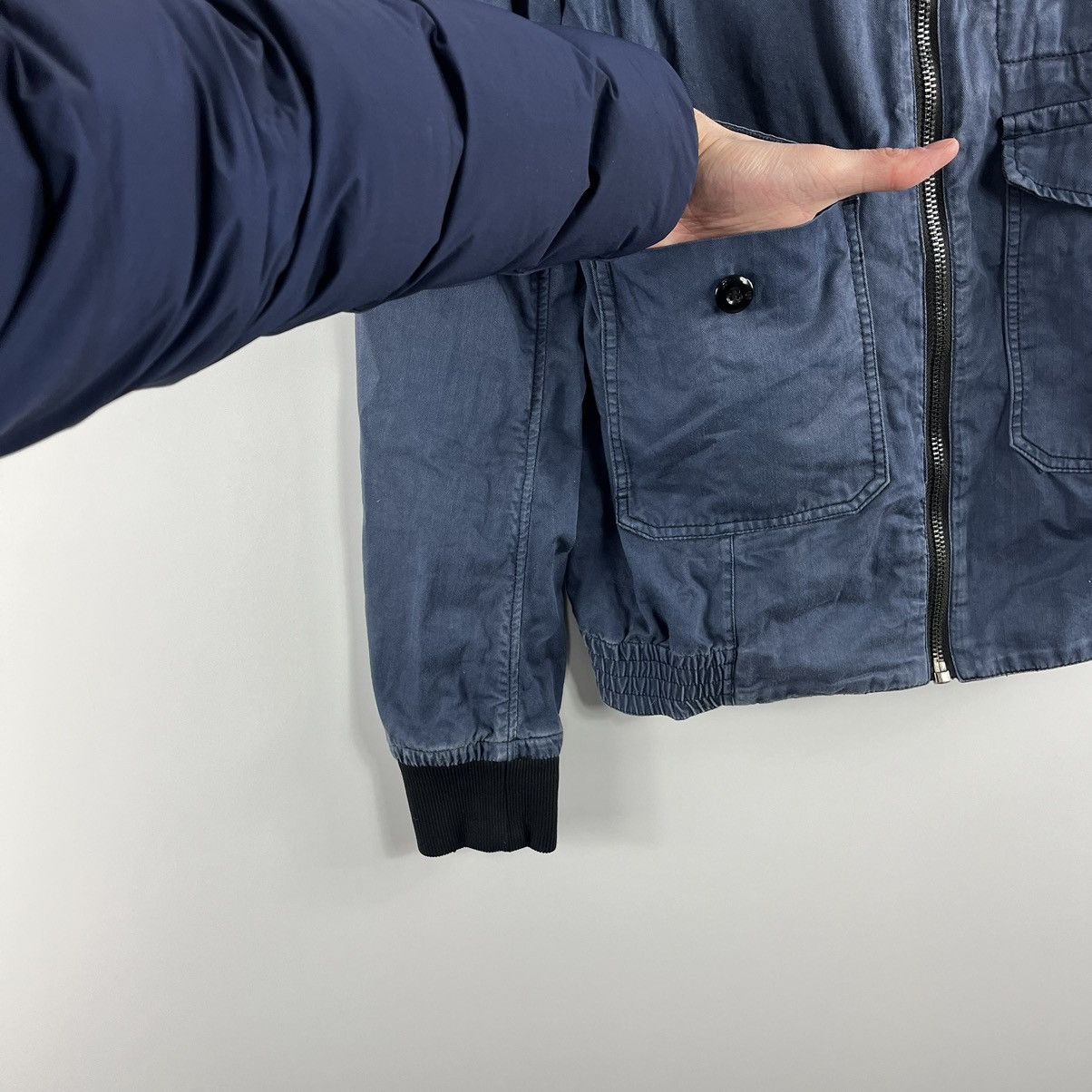G-Star G Star Raw Correctline Bomber Jacket Full Zip Navy Size L Size US L / EU 52-54 / 3 - 4 Thumbnail