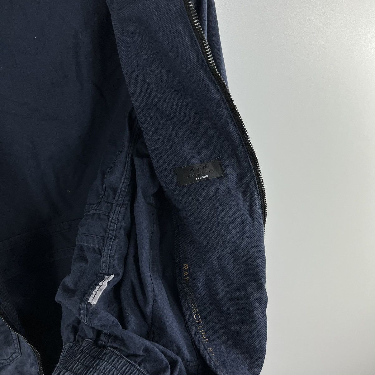 G-Star G Star Raw Correctline Bomber Jacket Full Zip Navy Size L Size US L / EU 52-54 / 3 - 8 Thumbnail