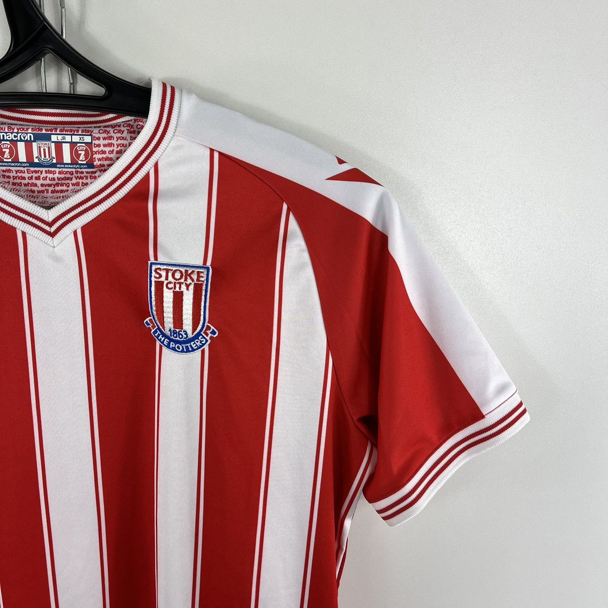 Macron Stoke City Macron 2017/2018 Home Jersey Size XS Size US XS / EU 42 / 0 - 3 Thumbnail