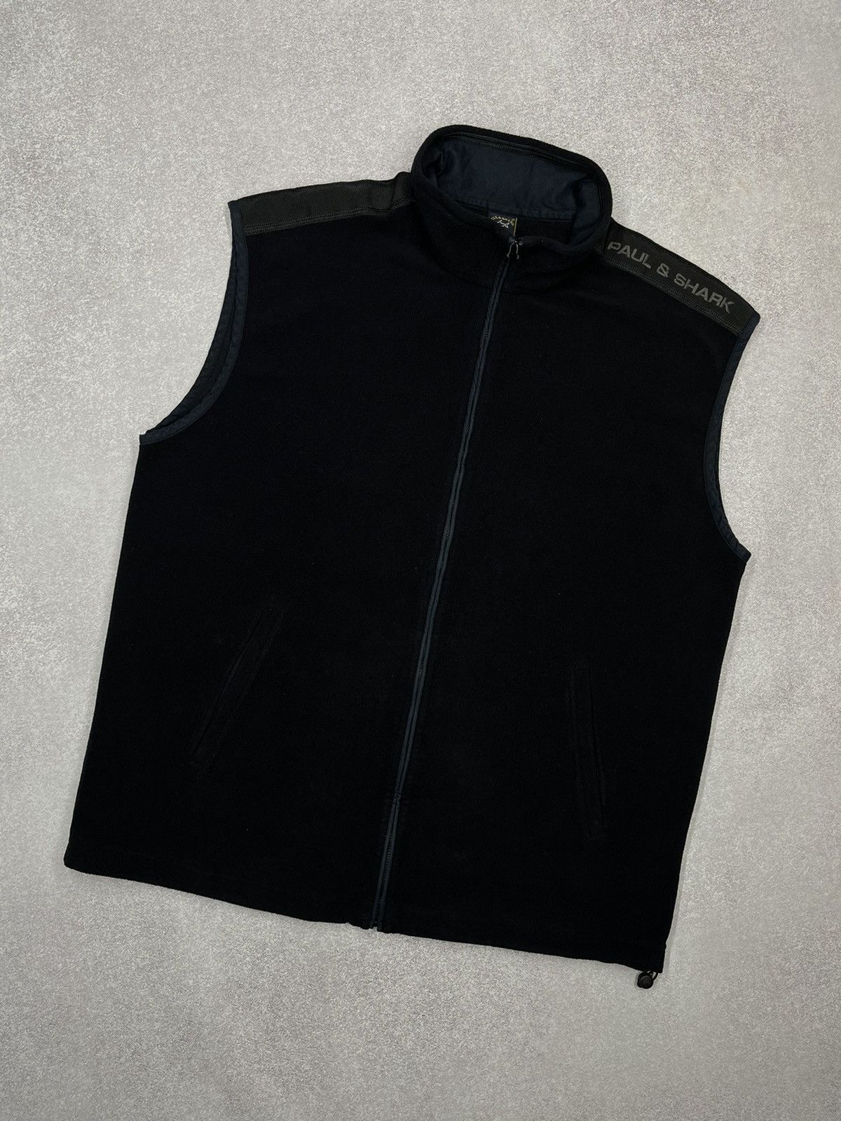 Vintage Paul & Shark Vest Fleese rare Y2K size xl