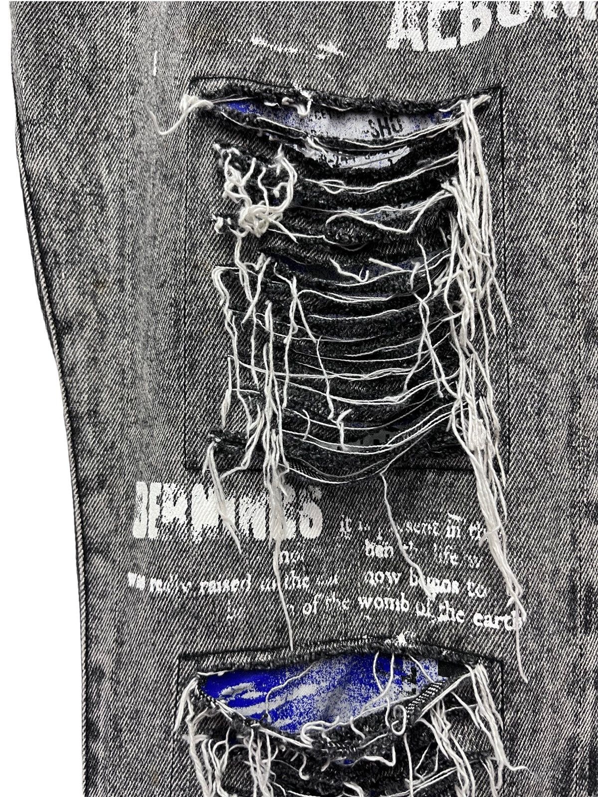 Seditionaries 90’s RETRO PUNK FLARE🔥STUDIO SHO Ripped Distressed Denim💥 Size US 30 / EU 46 - 16 Thumbnail