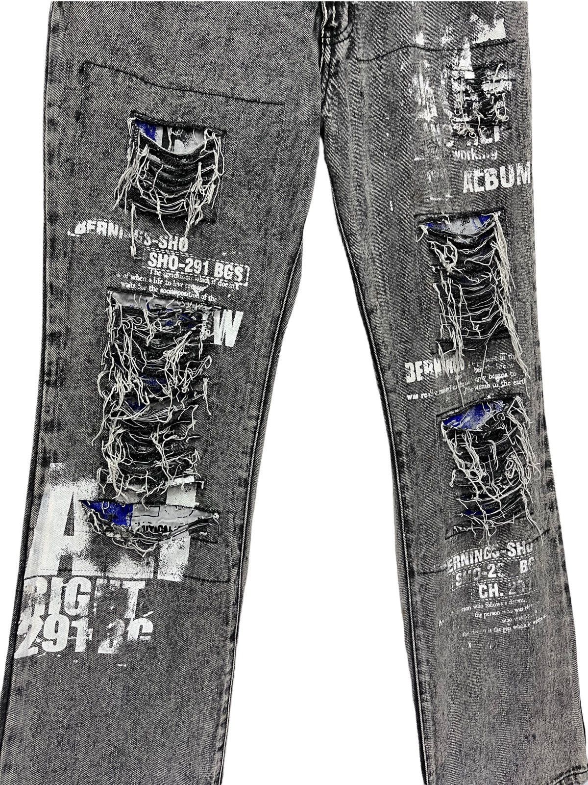 Seditionaries 90’s RETRO PUNK FLARE🔥STUDIO SHO Ripped Distressed Denim💥 Size US 30 / EU 46 - 8 Thumbnail