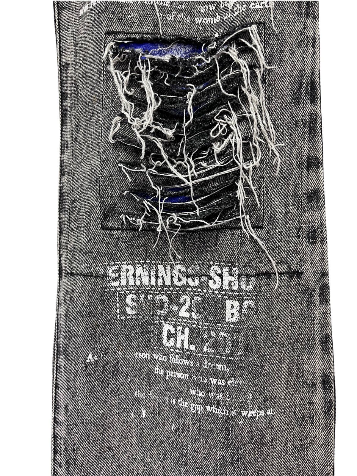 Seditionaries 90’s RETRO PUNK FLARE🔥STUDIO SHO Ripped Distressed Denim💥 Size US 30 / EU 46 - 17 Thumbnail